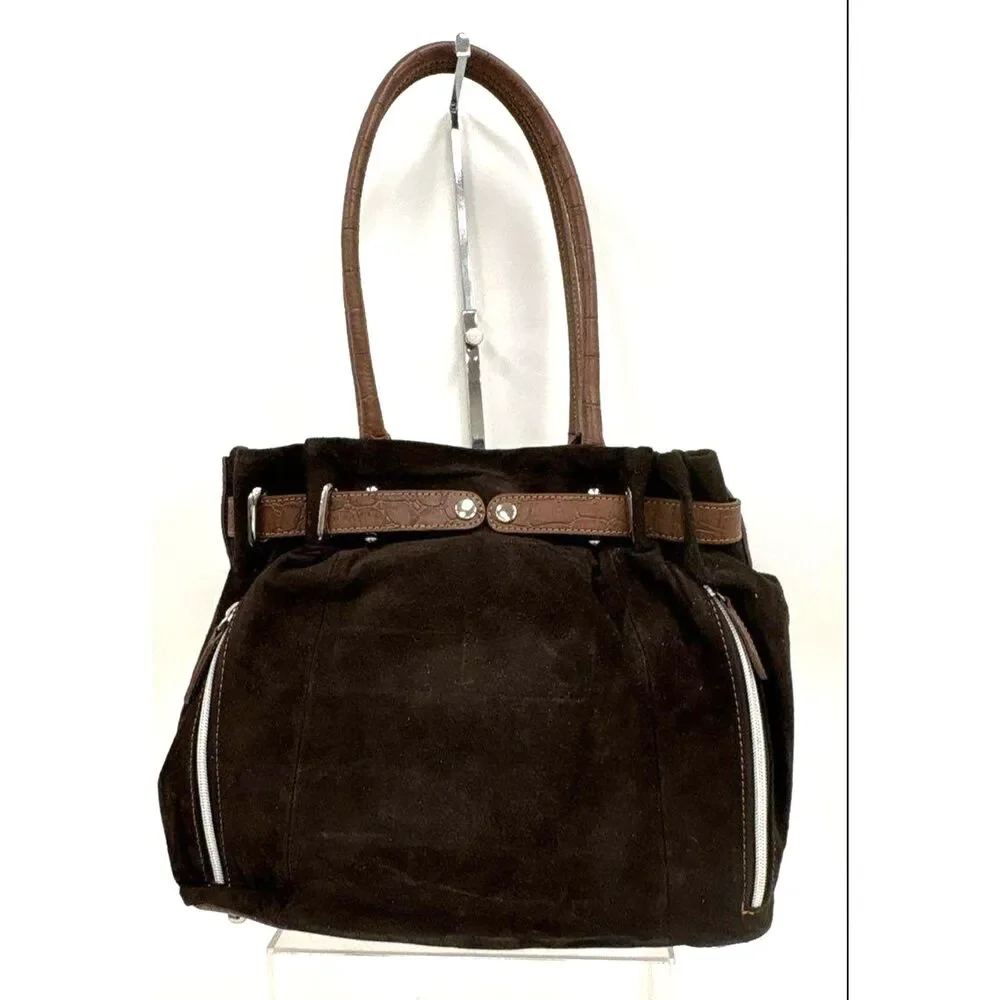 NWT Gun Tote'n Mamas Brown Suede Hobo Bag Concealed Carry Purse NWT